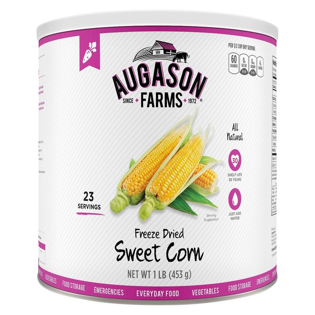 augason farms freeze dried sweet corn
