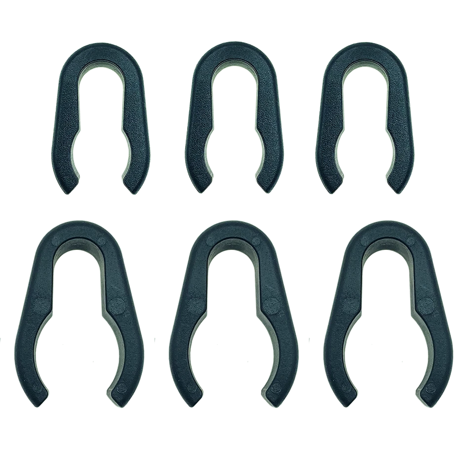 Konig & Meyer K&M Microphone Stand Cable Clips - for 15mm or 20mm Tube Pack of 3