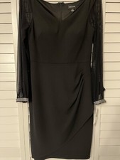 Black Cocktail Dress Size 6 New with Tags