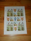 Postfrischer Briefmarkenbogen 1961 Weihnachtsvögel 691-695