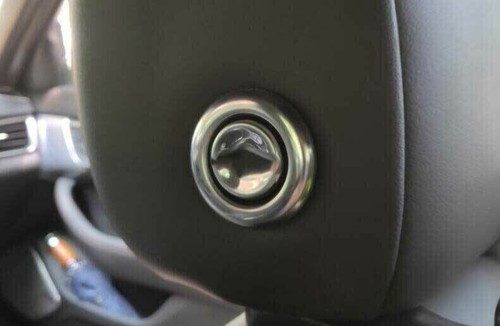 For Cadillac XT6 2020-22 Chrome Steel Car Seat Headrest Button Switch Ring Trim - Picture 7 of 7