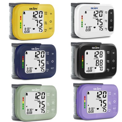 Wrist Blood Pressure Monitor Auto Cuff BP Digital Meter Gauge Heart Rate Machine