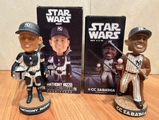 Anthony Rizzo 2023 & CC Sabathia New York Yankees MLB Star Wars Bobblehead SGA