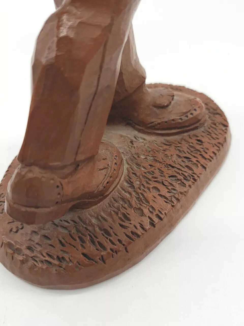 1993 Wetherbee Red Mill Mfg. Hand Carved 11” Golf Figure - Ping