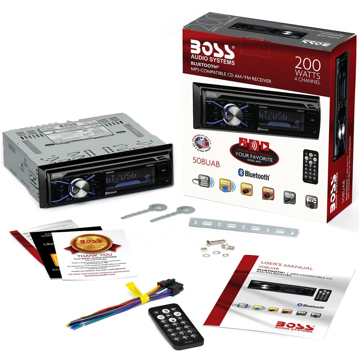 Boss audio sale 508uab