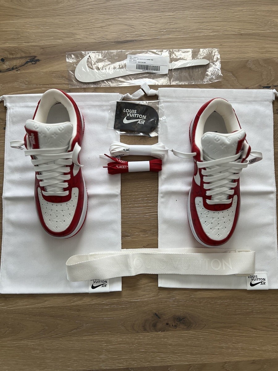 Jordan Louis Vuitton Red Supreme Louis Vuitton Red Ribbon Recon