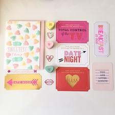 Valentine's Dream believe live love starter kits Paperclips, journaling cards..