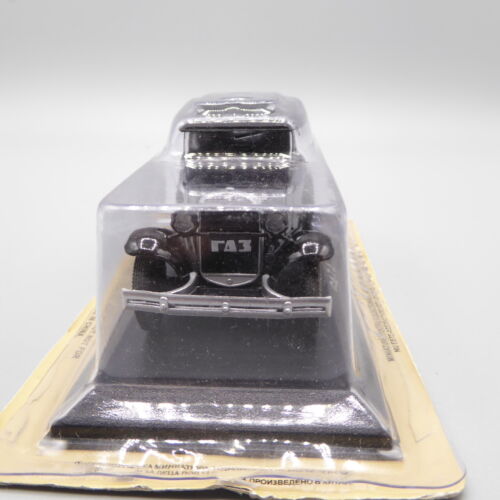 Hachette?? Cccp Urss 1/43 Gaz-A Cabriolet Negro Soviético Oldtimer en Emb.orig. - Imagen 2 de 3