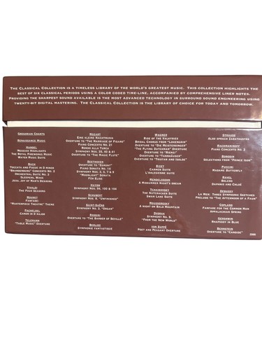 Camelot Music Classical Collection 20 CD Box Set Digital Surround Sound Library - Picture 5 of 6