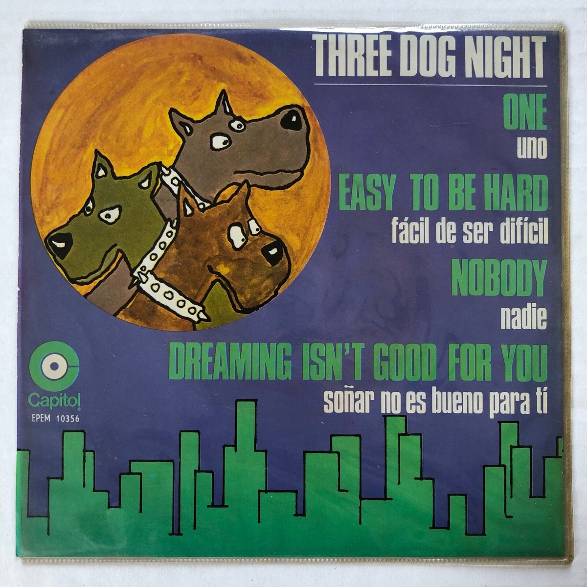 THREE DOG NIGHT One 1969 MEXICO Only 7