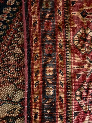 Tappeto 4'2"" x 6'10"" piedi turco annodato a mano tradizionale tintura naturale 4x7 - Foto 8 di 8