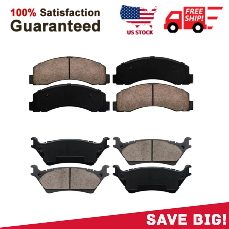Front And Rear Left and Right Ceramic Brake Pads Kit for 2012-2020 Ford F-150 ^^