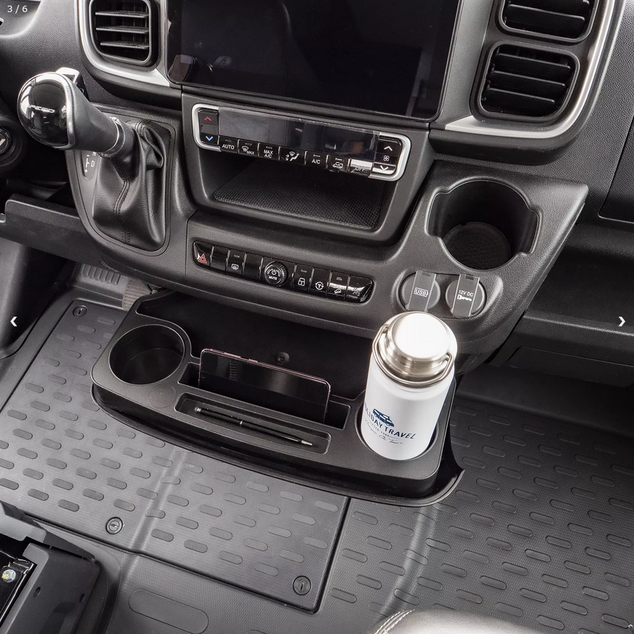 Shelf Tray Storage Phone Cup Holder for FIAT DUCATO PEUGEOT BOXER