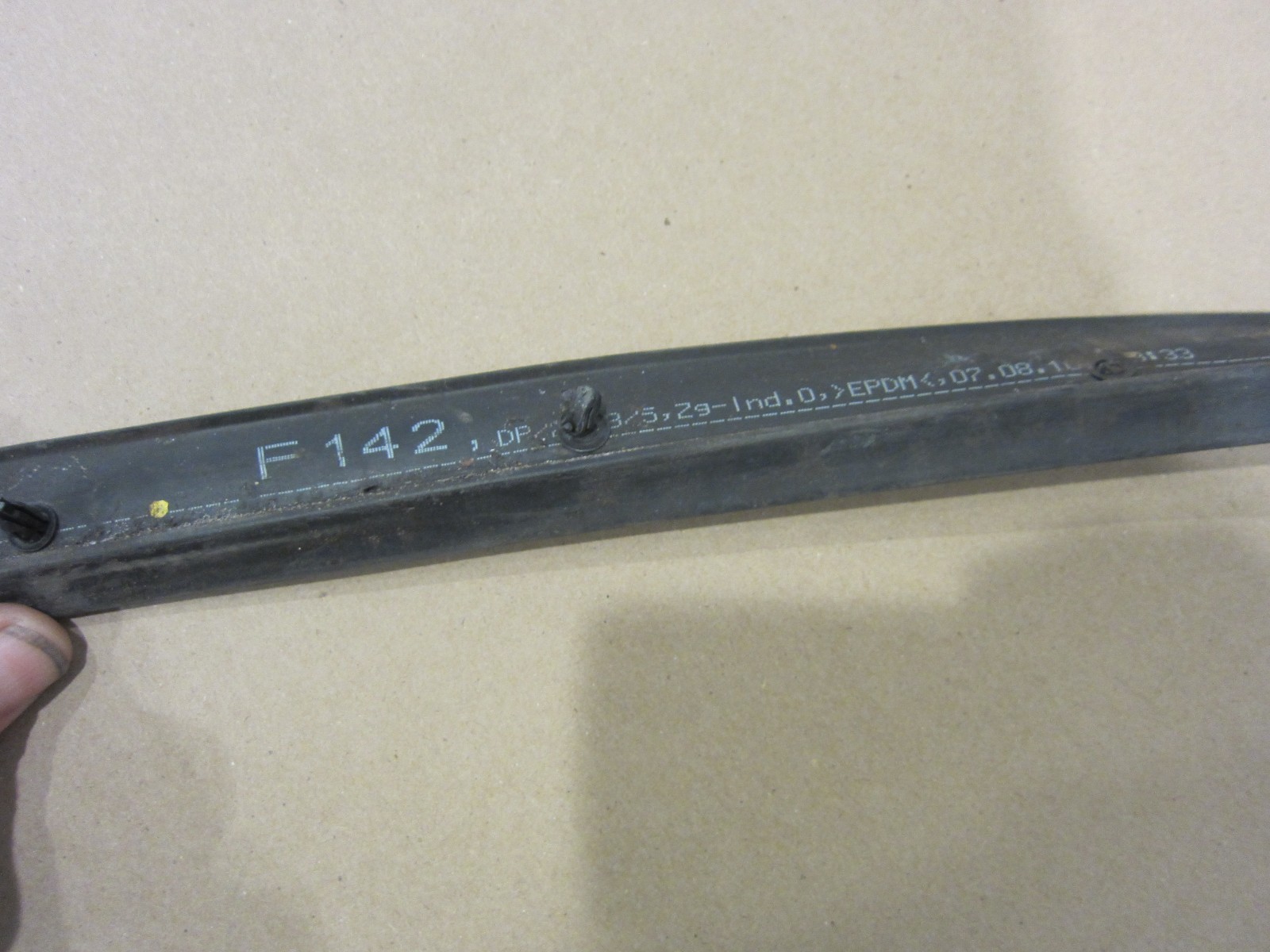 Ferrari 458 - LH Door Inner Edge  Gasket / Seal / Rubber Part# 81304700
