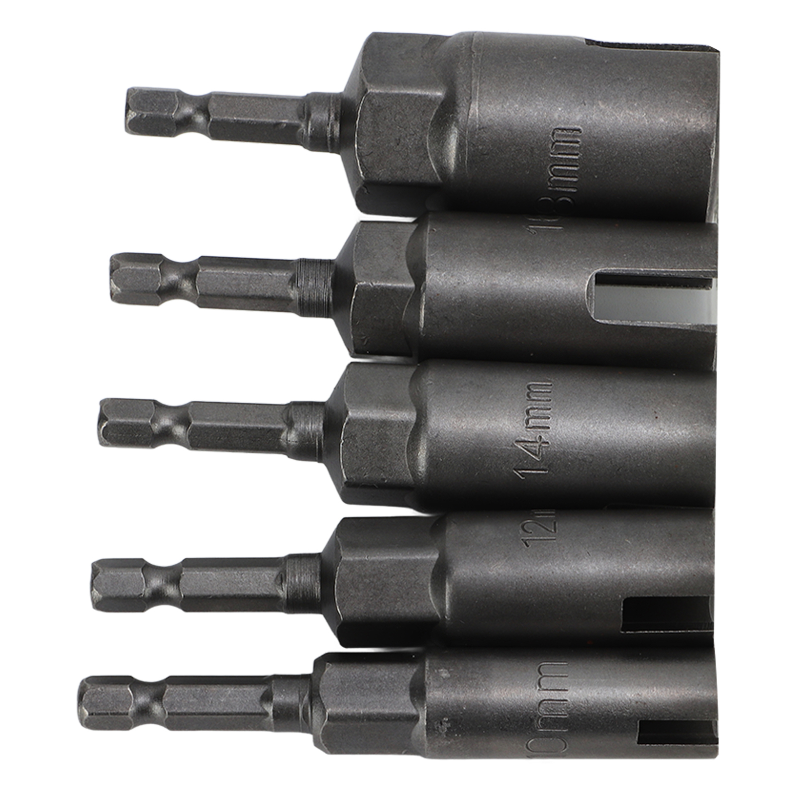 5 Pcs 1/4inch Hex Shank Power Wing Nut Driver Slotted Wing Nut Drill