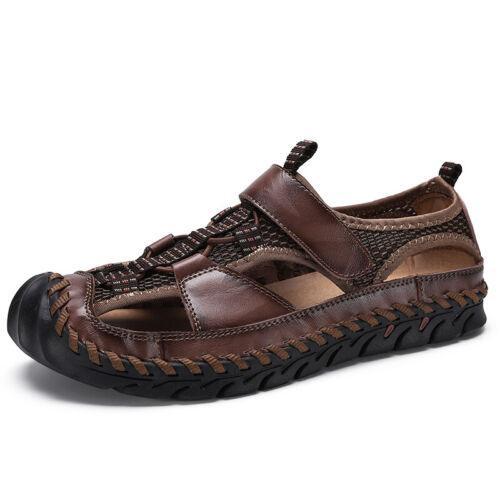 Summer Men's Sandals Casual Beach Shoes Hollow Out Breathable Oversize Fashion - Picture 12 of 14