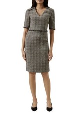  340 Hobbs London Jesse Tweed Sheath Dress Size US 10 UK 14
