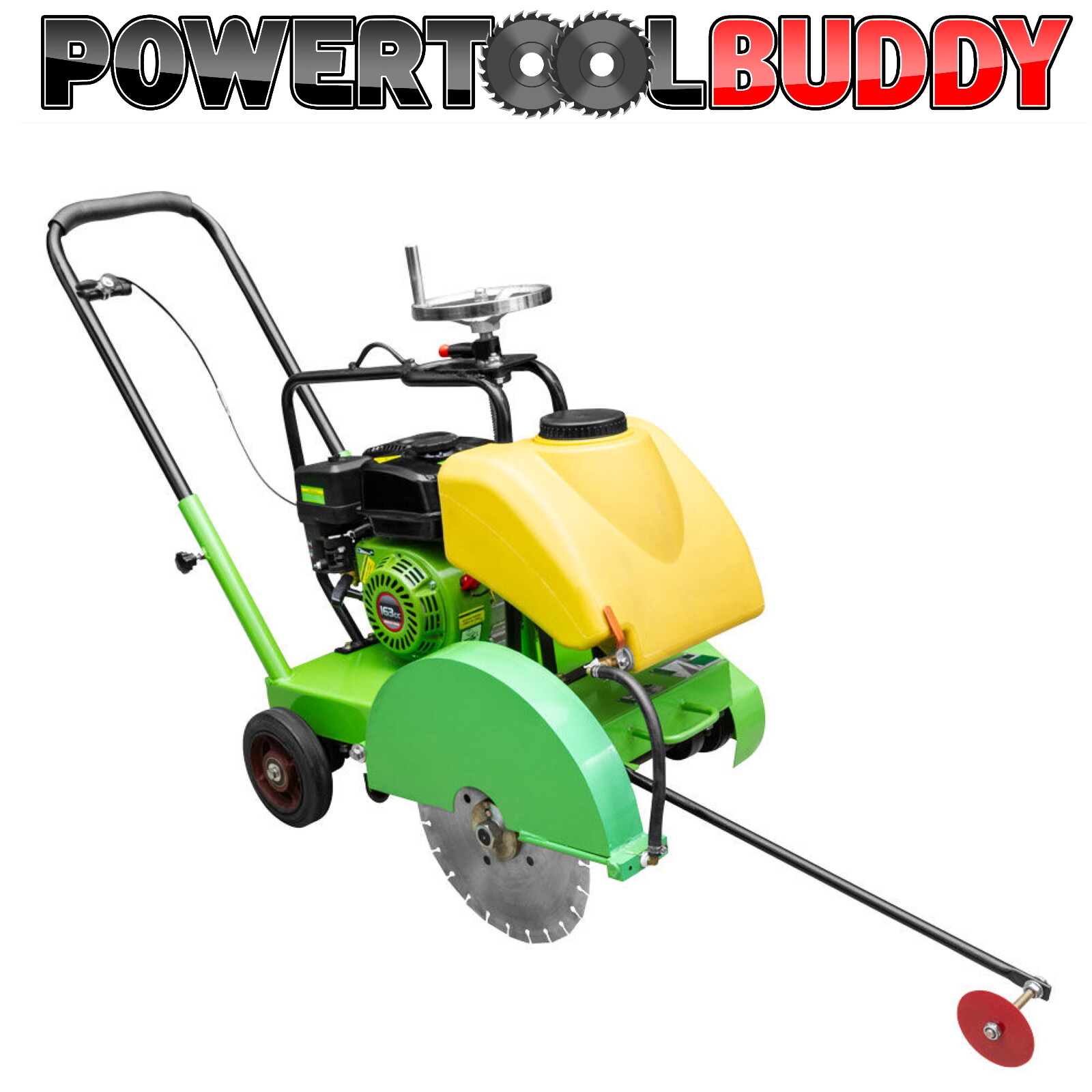 Zipper Petrol 4 Stroke Concrete Floor Saw Includes 350mm Diamond Disc ZI-BES350Y
