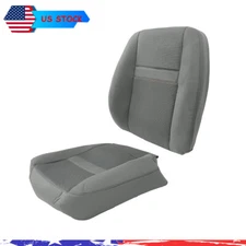 Driver Bottom/Top Cloth Seat Cover Slate Gray For 06-08 Dodge Ram 2500 3500