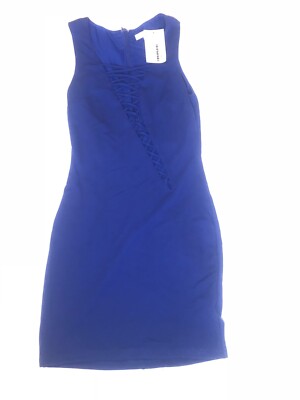 Illa illa NWT *runway couture* fitted royal blue dress with front cutout  detail | eBay