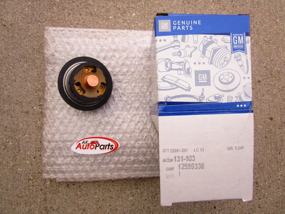 96-00 CHEVY GMC K1500 K2500 K3500 6.5L MOTOR DIESEL REFRIGERANTE TERMOSTATO FABRICANTE DE EQUIPOS ORIGINALES NUEVO Foto 3 de 3