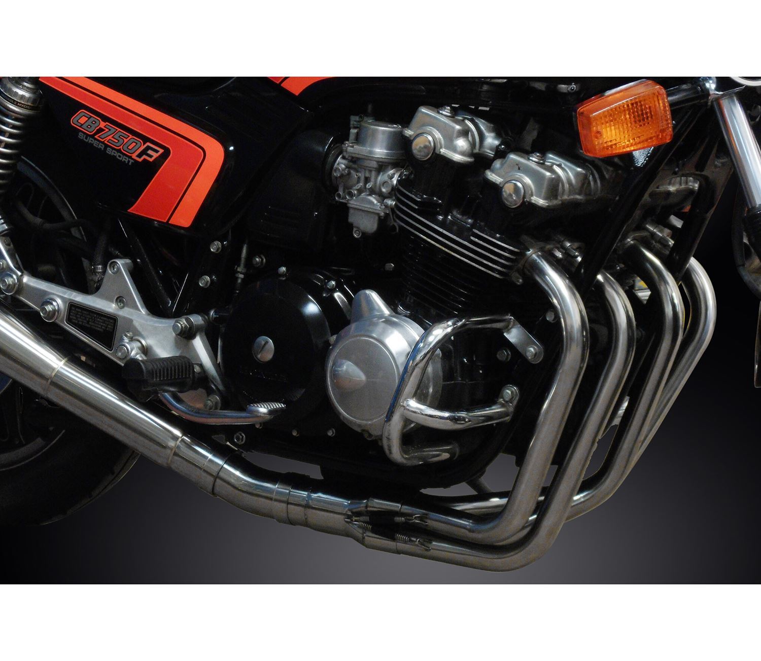 Delkevic 4into1 Stainless Steel Exhaust Megaphone Muffler Honda CB750 CB900F eBay