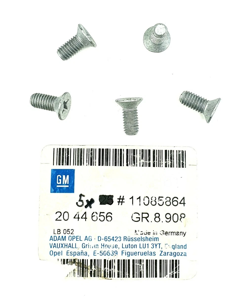 5x Originale Opel Schrauben Abdeckung Astra, Omega, Corsa 