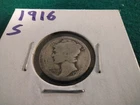 1916-S Mercury Dime G-Good 90% Silver See Pictures Nice Coin
