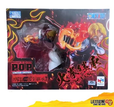 ONE PIECE ACTIONFIGUR STATUE SABO FIREFIST P.O.P 15CM BANDAI