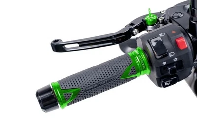 Poignées Puig Radikal pour Honda CBR1000F, CBR600F Année 1982 - 2026 - Vert - Photo 1/4