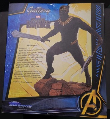 BLACK PANTHER KILLMONGER PVC DIORAMA STATUE