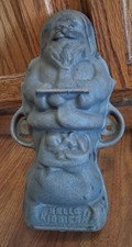 SANTA CAKE MOLD TWO PIECE CAST IRON KITCHEN GIFT