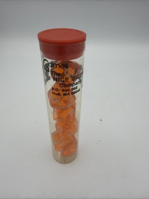Vintage Dungeons & Dragons RPG Dice Set Koplow Games The Nice Dice Company - Red