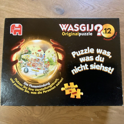 Jumbo Wasgij 12 Original Puzzle 1000 Teile Tiere/Comic Pappe mehrfarbig