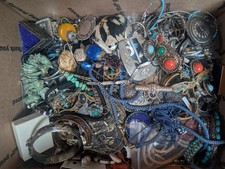 🔥100% UNSEARCHED UNTESTED ESTATE JEWELRY LOT NATIVE AMERICAN SOUTHWESTERN 8 LBS