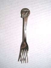 Vtg TOYS R' US Fork Child Baby Stainless Feeding Geoffrey Giraffe Demand Korea