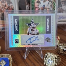 Panini 2025 Donruss Optic Eric Kendricks Hash Marks Autograph Prizm Cowboys