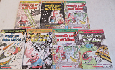 Black Lagoon Adventures Mike Thaler Book Lot Bundle Learn Beginning Reader