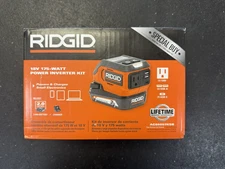 Ridgid 18V Cordless 175W Power Inverter W/ 2 Ah Battery & Charger AC86097KSB