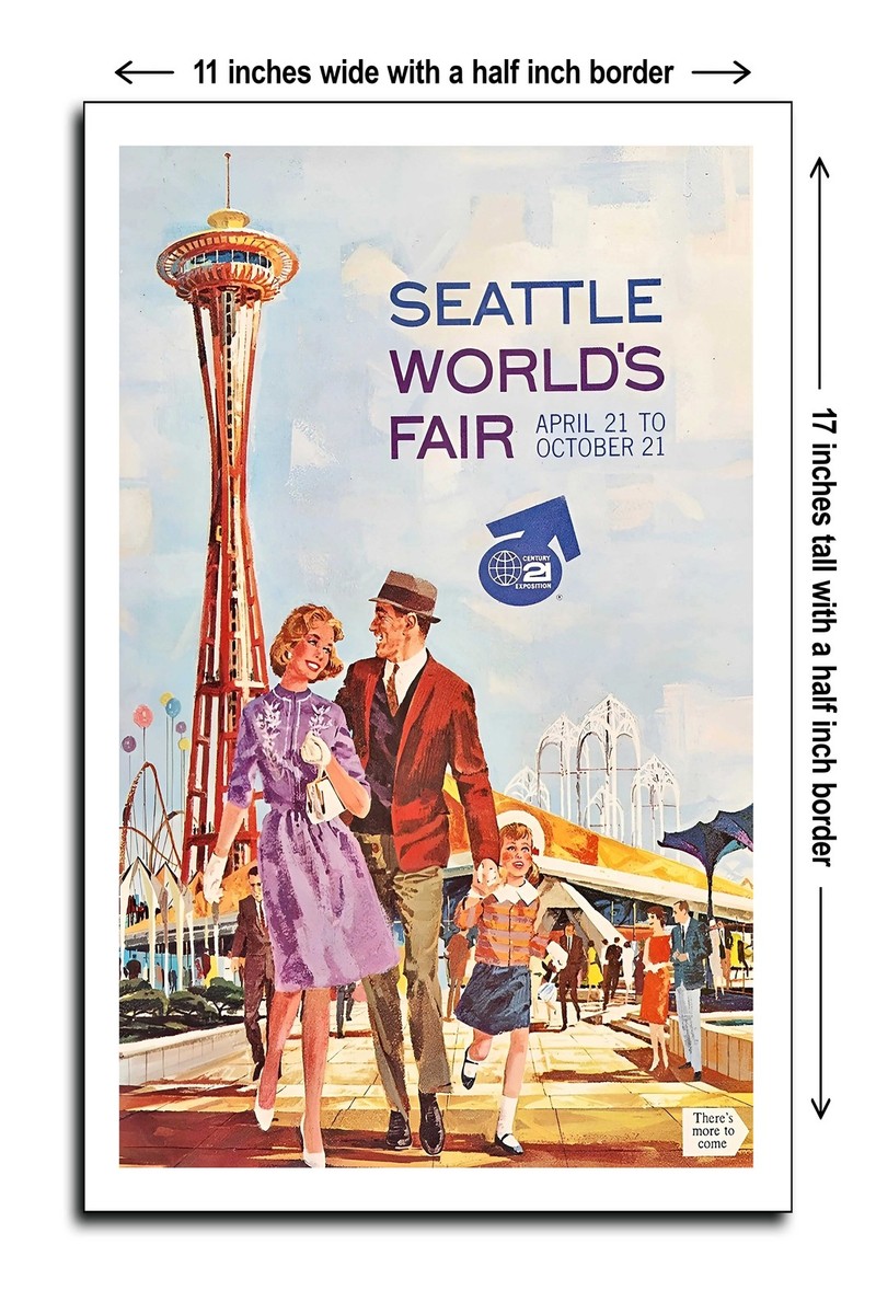 1967VANジャケットポスター 1962 Seattle World's Fair - 11x17 Poster | eBay
