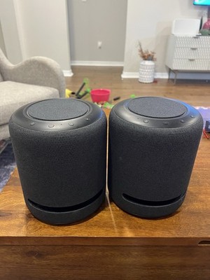 Amazon Echo Studio Smart Home Speakers With Alexa Charcoal O2T2V3 Set Of 2