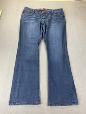 KUT From The Kloth Jeans Womens 16W Blue Bootcut High Rise Relaxed Stretch Denim