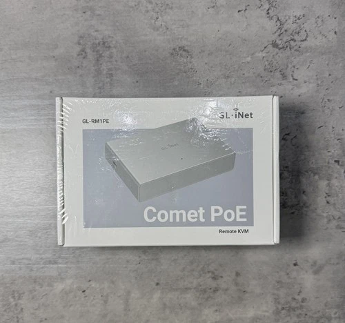 Comet PoE GL-RM1PE: Remote KVM Steuerung über Internet - 4K@30Hz, 32GB Speicher