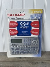 Sharp EL-6920B Personal Organizer Games Translator Calculator Schedule Memo 