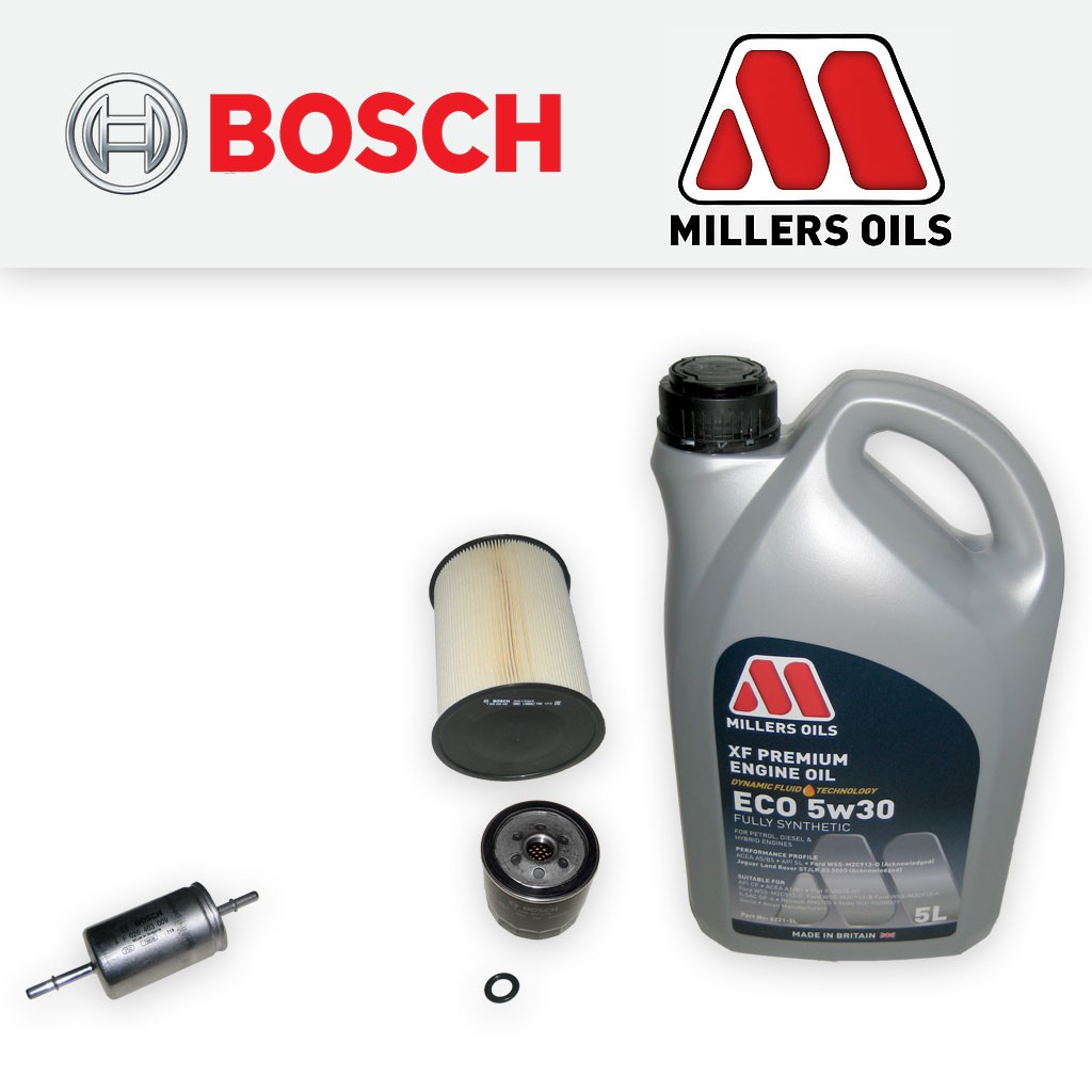 SERVICE KIT for VOLVO C30 1.6 OIL AIR FUEL FILTERS +ECO OIL (2007-2012)