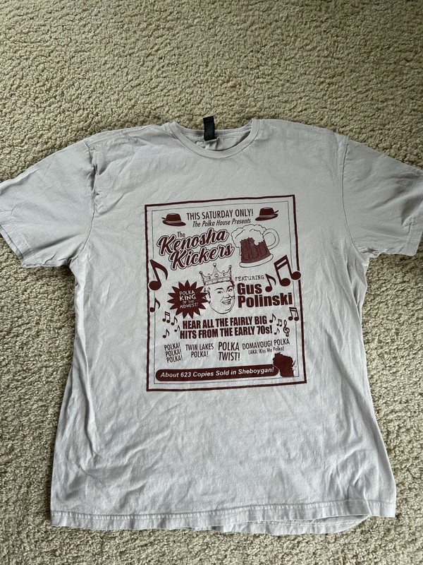 Home Alone John Candy “Gus Polinski And The Kenosha Kickers” Shirt