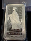 LADY of LIBERTY Bar - PAMP SUISSE - 10oz .999 Fine Silver Bullion Bar IN - STOCK