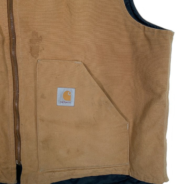 Carhartt 80's Duck Vest Zip Up Beige XXL Used | eBay Carhartt 80's Duck Vest Zip Up Beige XXL Used | eBay