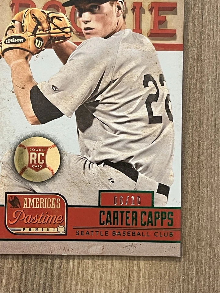 2013 Panini America's Pastime Carter Capps /10 #177 Rookie Card - Image 2 of 4