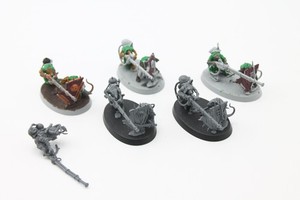 Used Warhammer AoS Skaven: Warplock Jezzails (5, 1 Partial)
